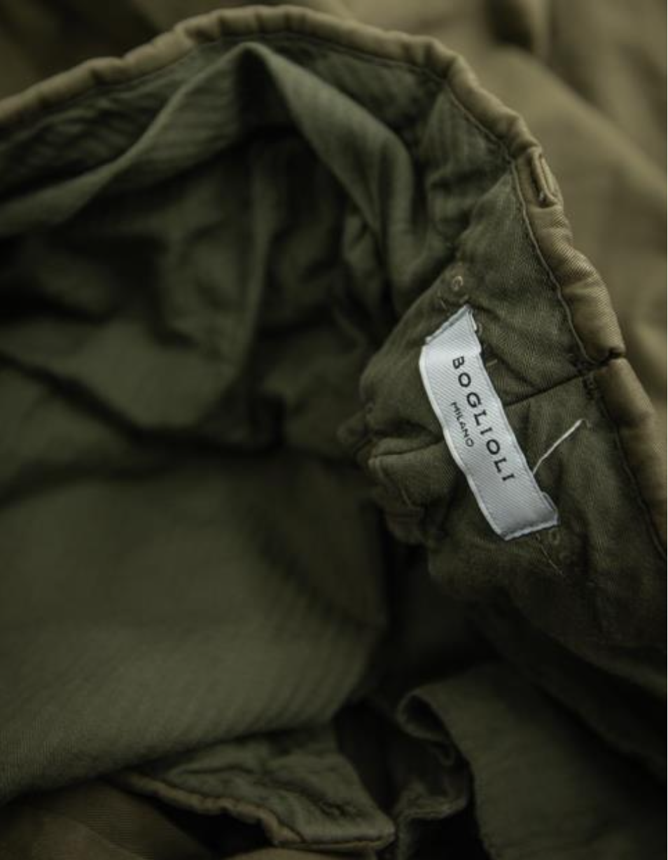 Yellow fabric with a button on top