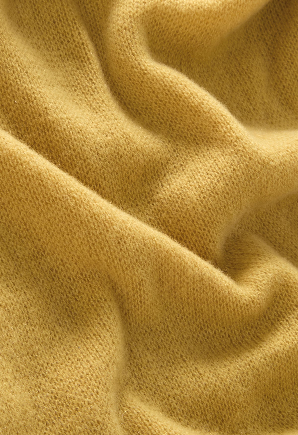 Stola in cashmere giallo