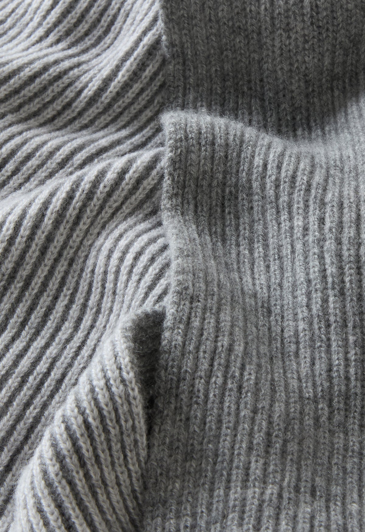 Sciarpa in cashmere grigio