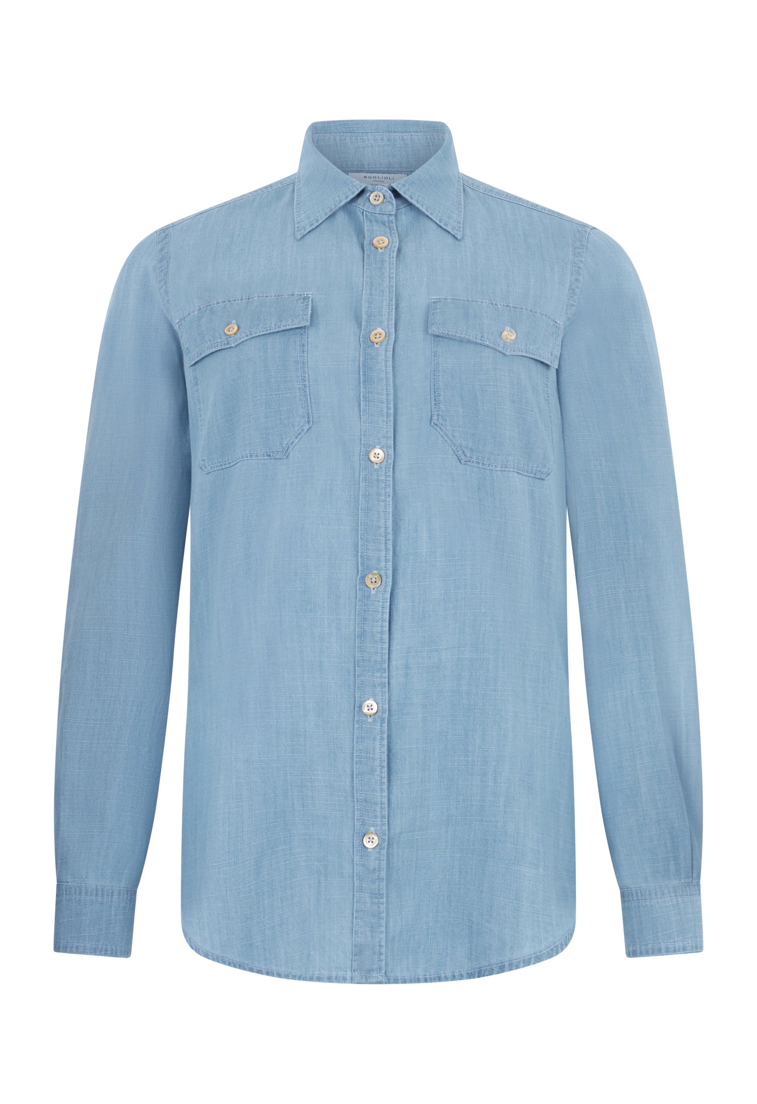 Blue Denim Western Shirt 