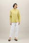 Green Cotton Popeline Guru Shirt