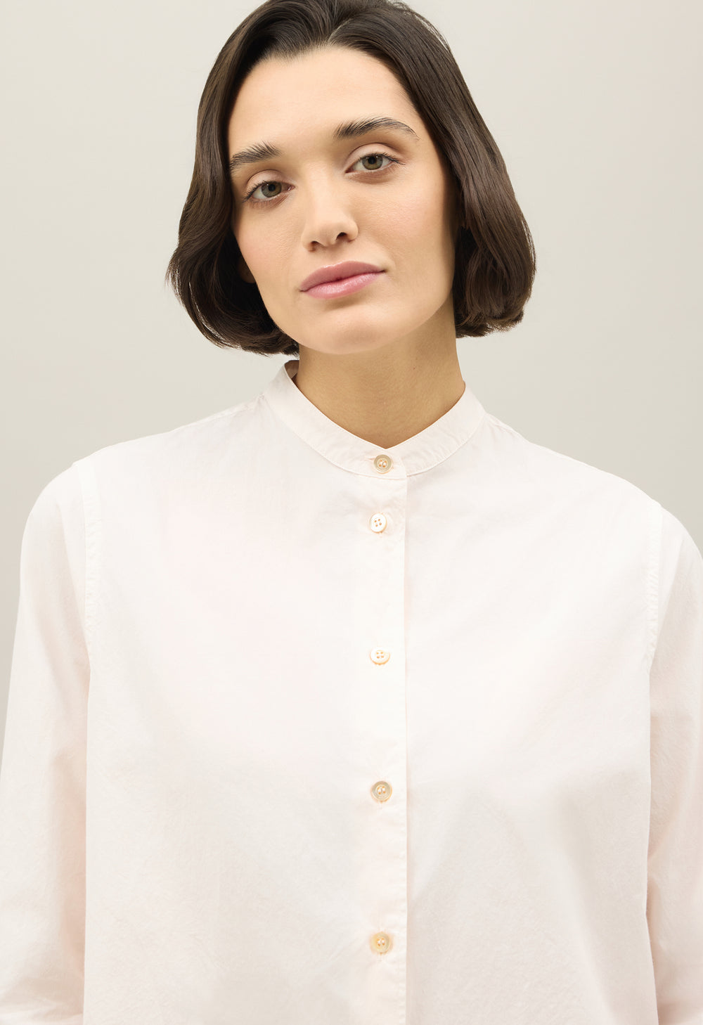 Pink Cotton Popeline Guru Shirt