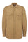 Camicia Western in lino beige scuro