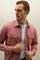Overshirt in cotone tinto in capo rosa