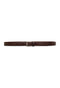 Brown leather belt