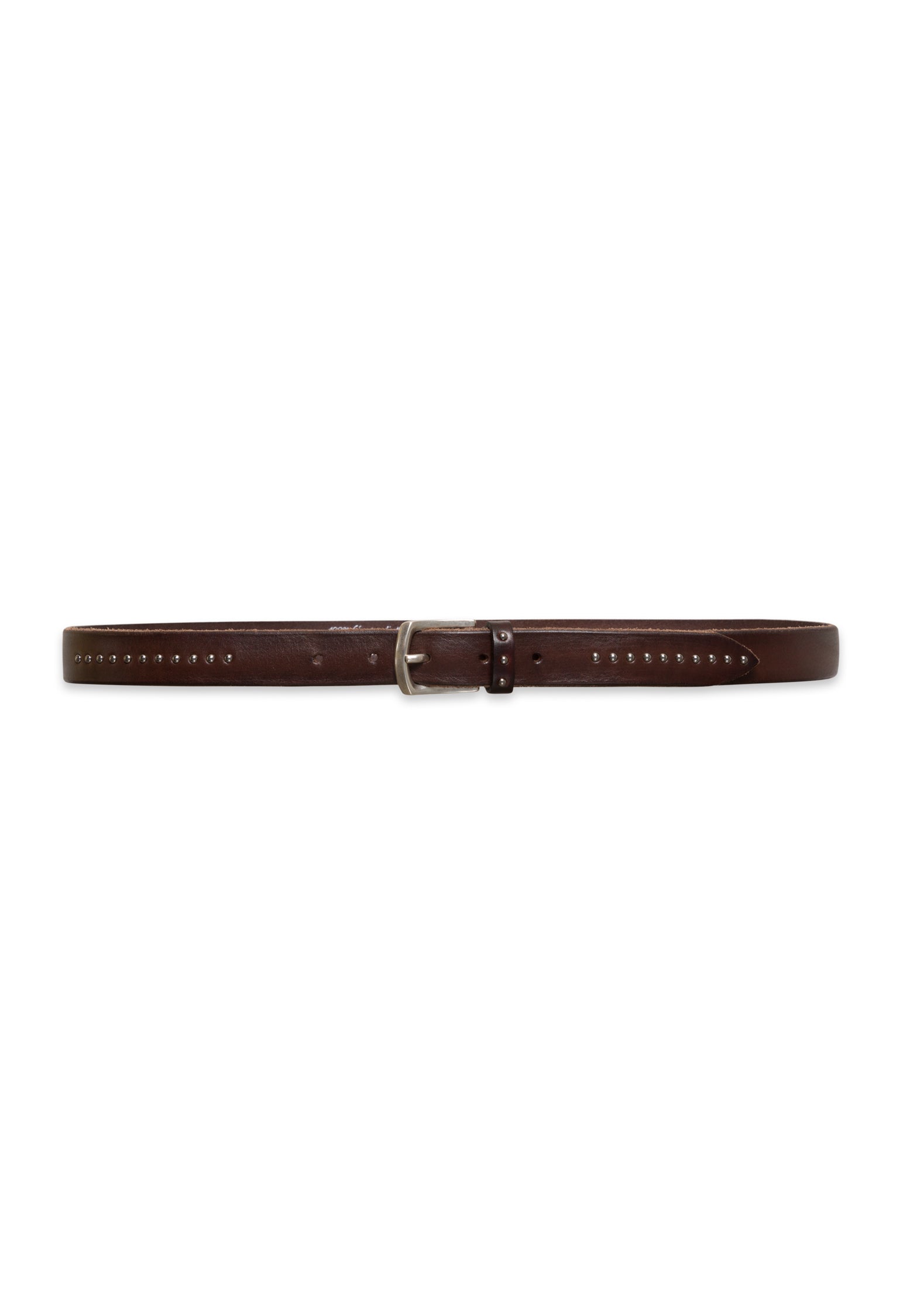 Brown leather belt