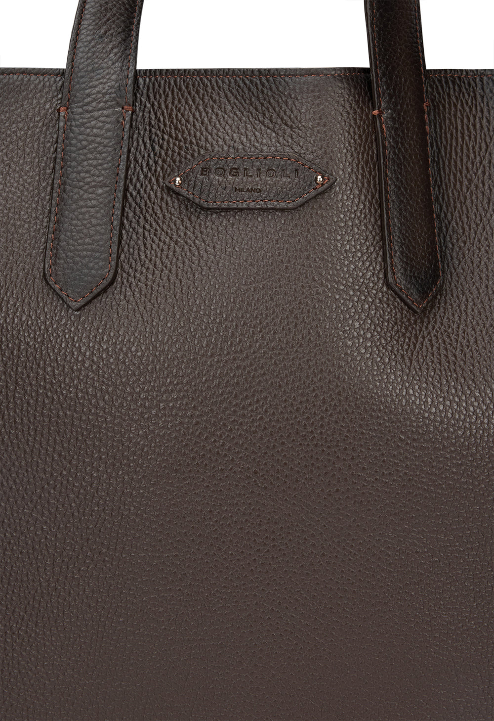 Borsa in pelle marrone