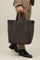 Borsa in pelle marrone