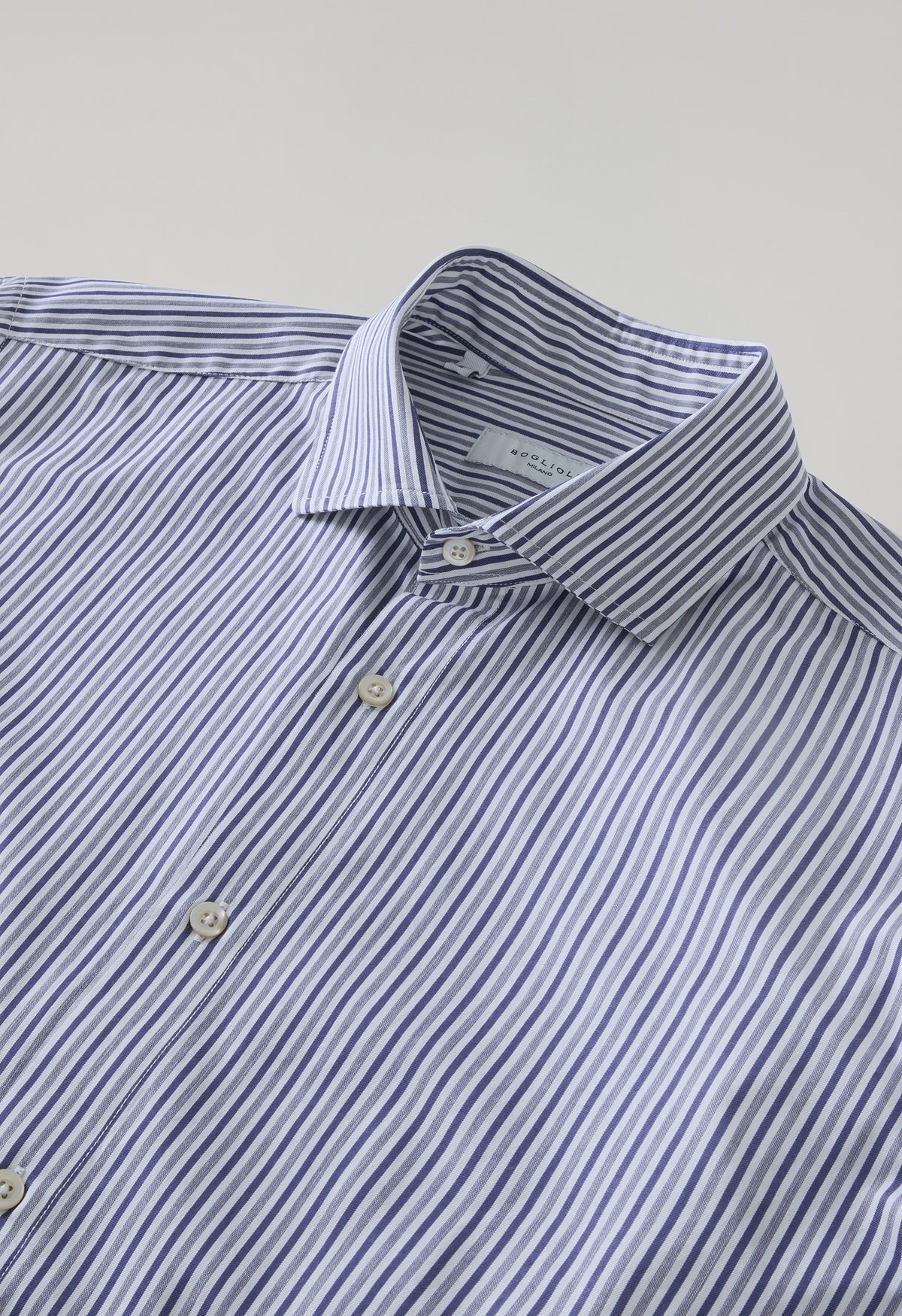 Blue Striped Soft Cotton Shirt
