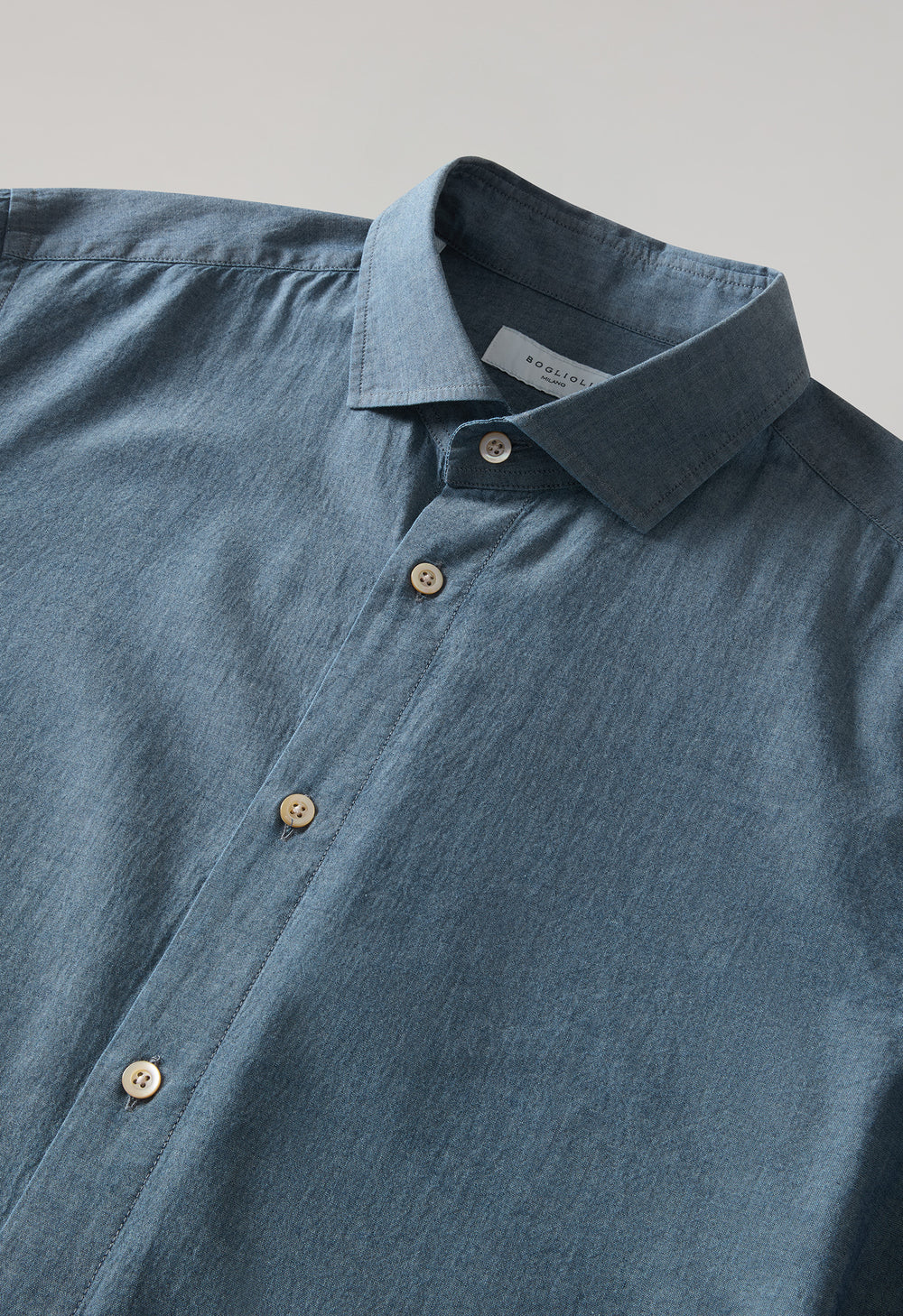 Camicia in denim blu chiaro