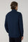 Camicia vaiella tinta in capo blu