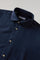 Camicia vaiella tinta in capo blu