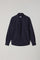 Blue Wool Canvas Overshirt