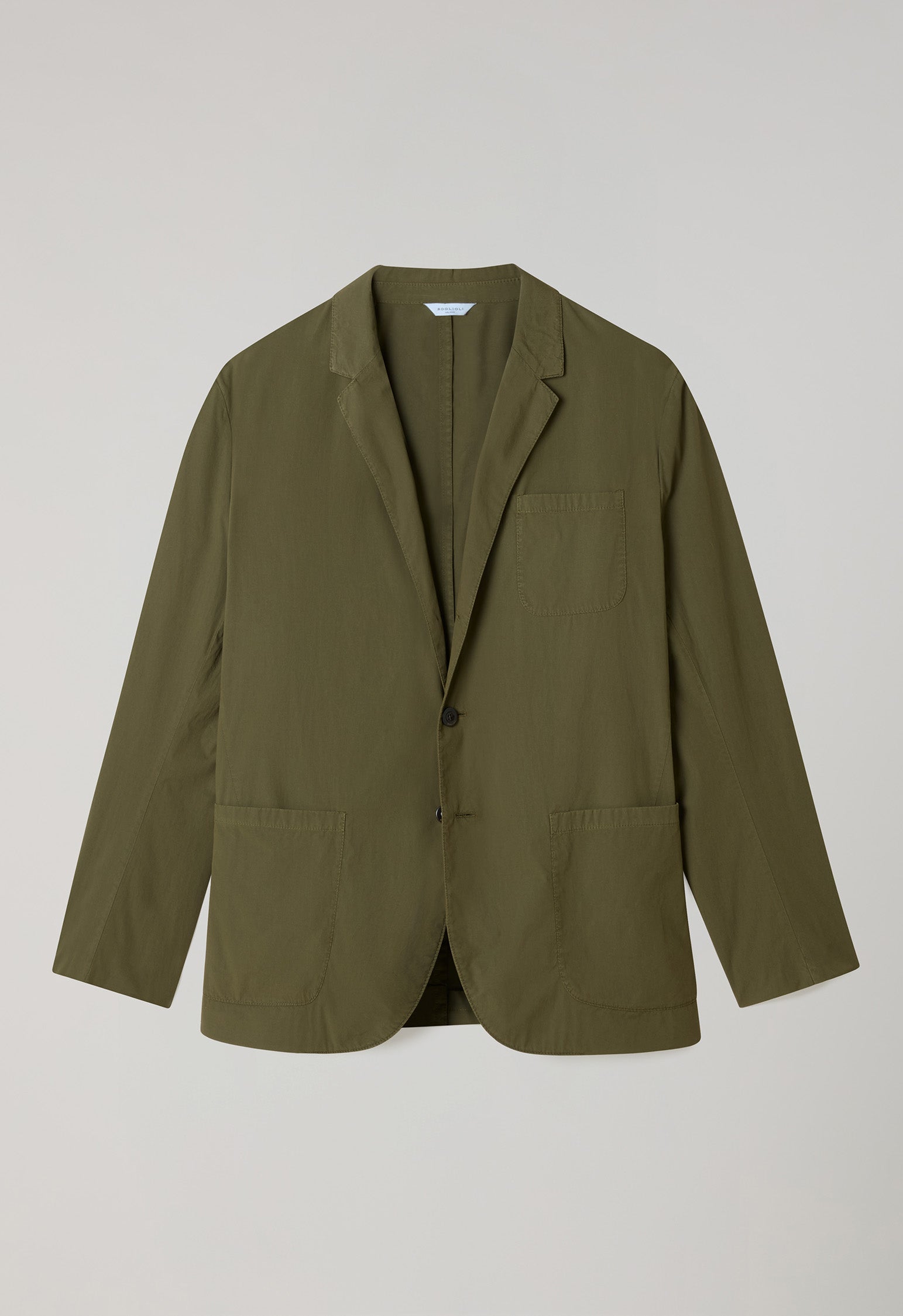 Abito Khaki Bermuda in popeline tinto in capo verde