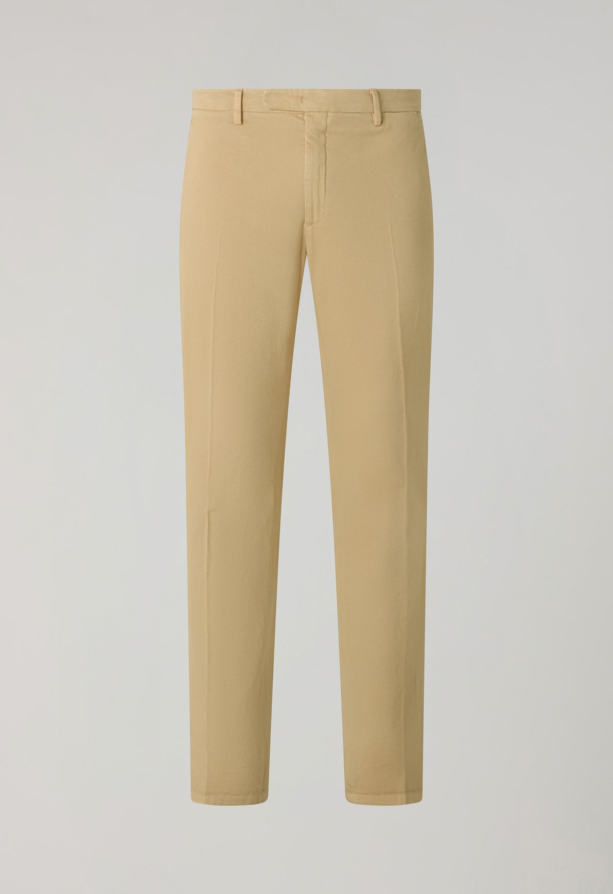 Pantalone Chino slim in cotone comfort beige