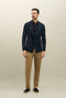 Light Brown Garment Dyed Cotton Loose Trousers
