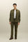 Green Garment Dyed Cotton Loose Trousers