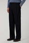 Blue Flannel Fluid Trousers