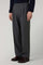 Dark Grey Wool Fluid trousers