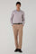 Beige Garment Dyed Soft Cotton Roma Trousers