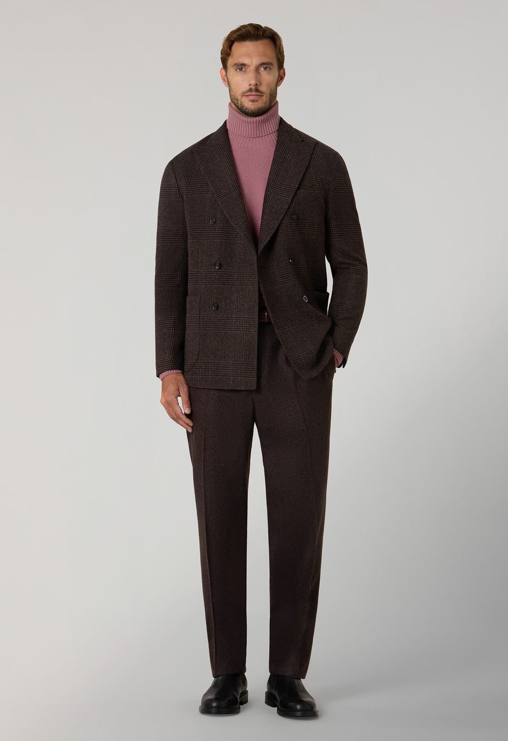 Brown Washed Flannel K-Pant