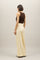 Yellow Light Popeline Palazzo Trousers