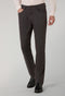 Blue Garment Dyed Cotton Silk 5-Pocket Trousers