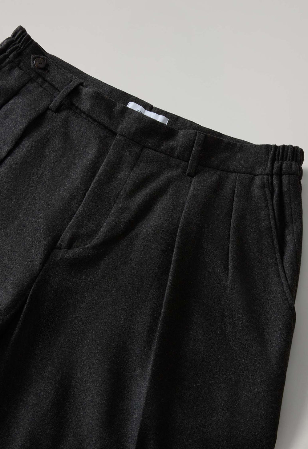 Dark Green Flannel Mario Trousers