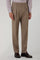 Pantalone Mario in lana stretch beige