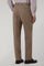 Pantalone Mario in lana stretch beige
