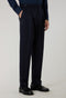 Dunkelblaue Hose Mario aus Stretchwolle