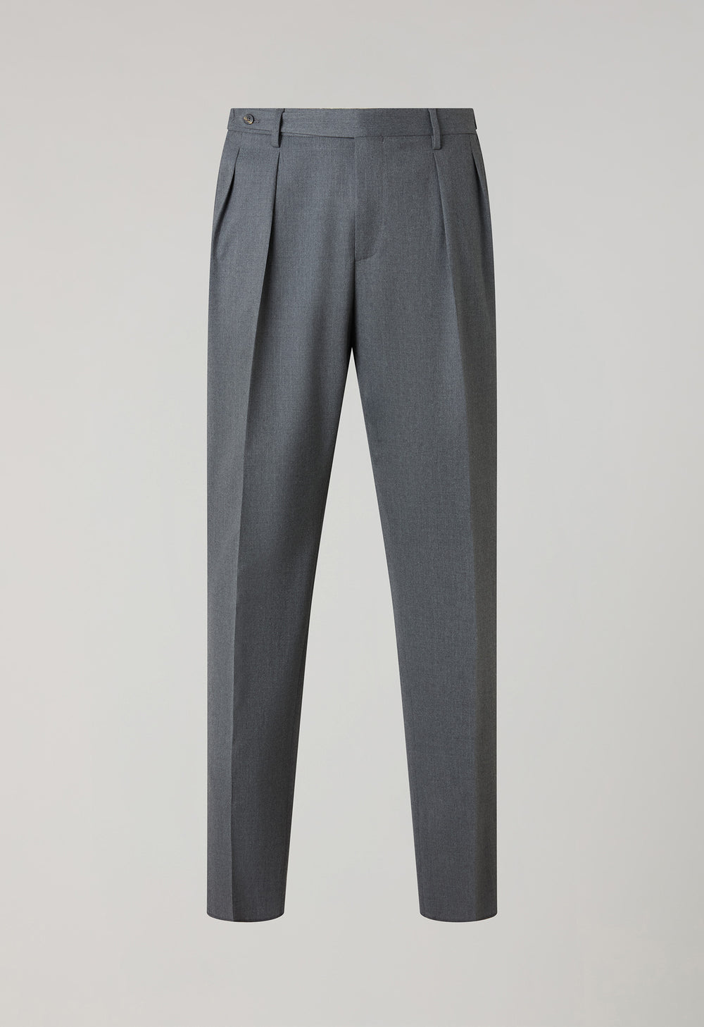 Grey Stretch Wool Mario Trousers