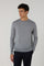 Grey Superlight Wool Crewneck