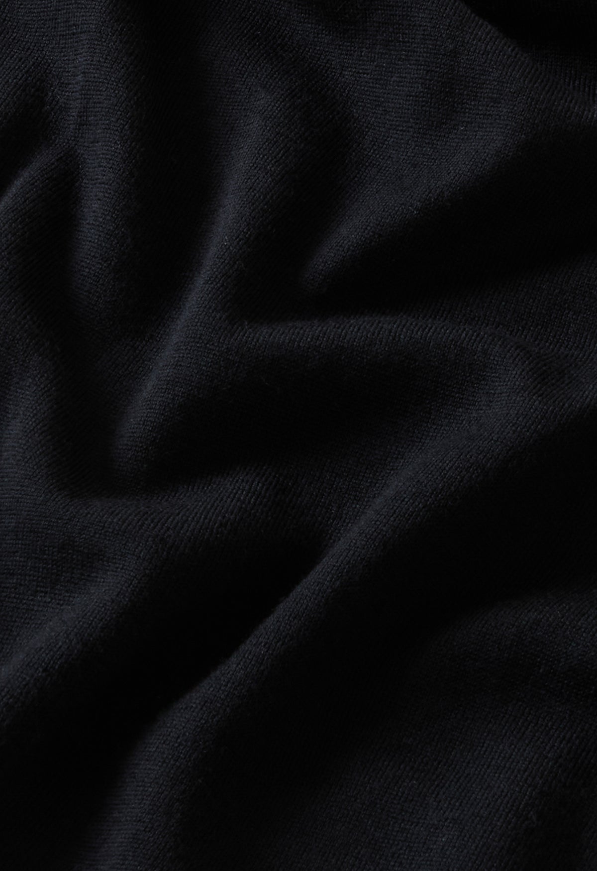Black Wool Crewneck