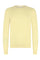 Yellow Garment Dyed Cotton Crewneck