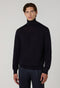 Dark Brown Superlight Wool Turtleneck
