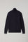 Blue Superlight Wool Turtleneck
