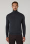 Dark Brown Superlight Wool Turtleneck