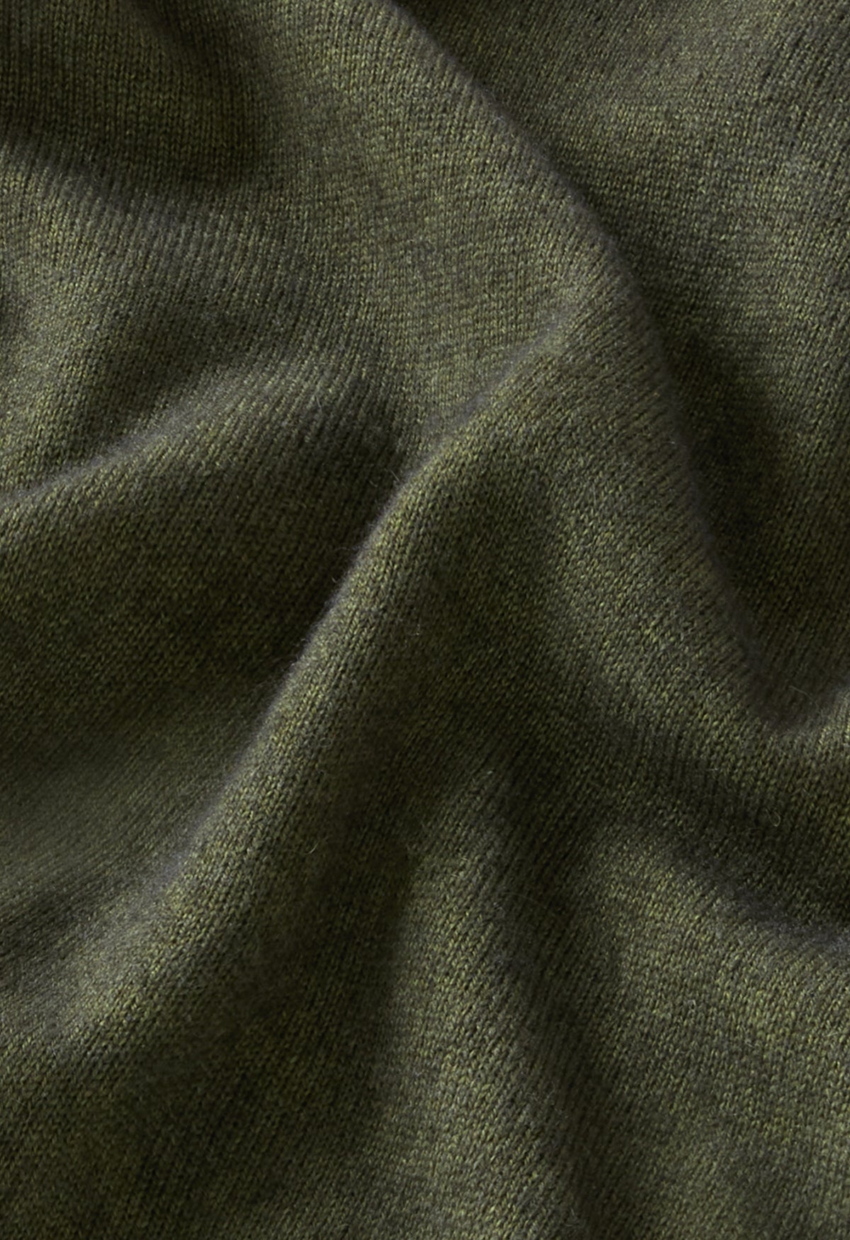 Grüner Rollkragenpullover aus Kaschmir Tinto Velo