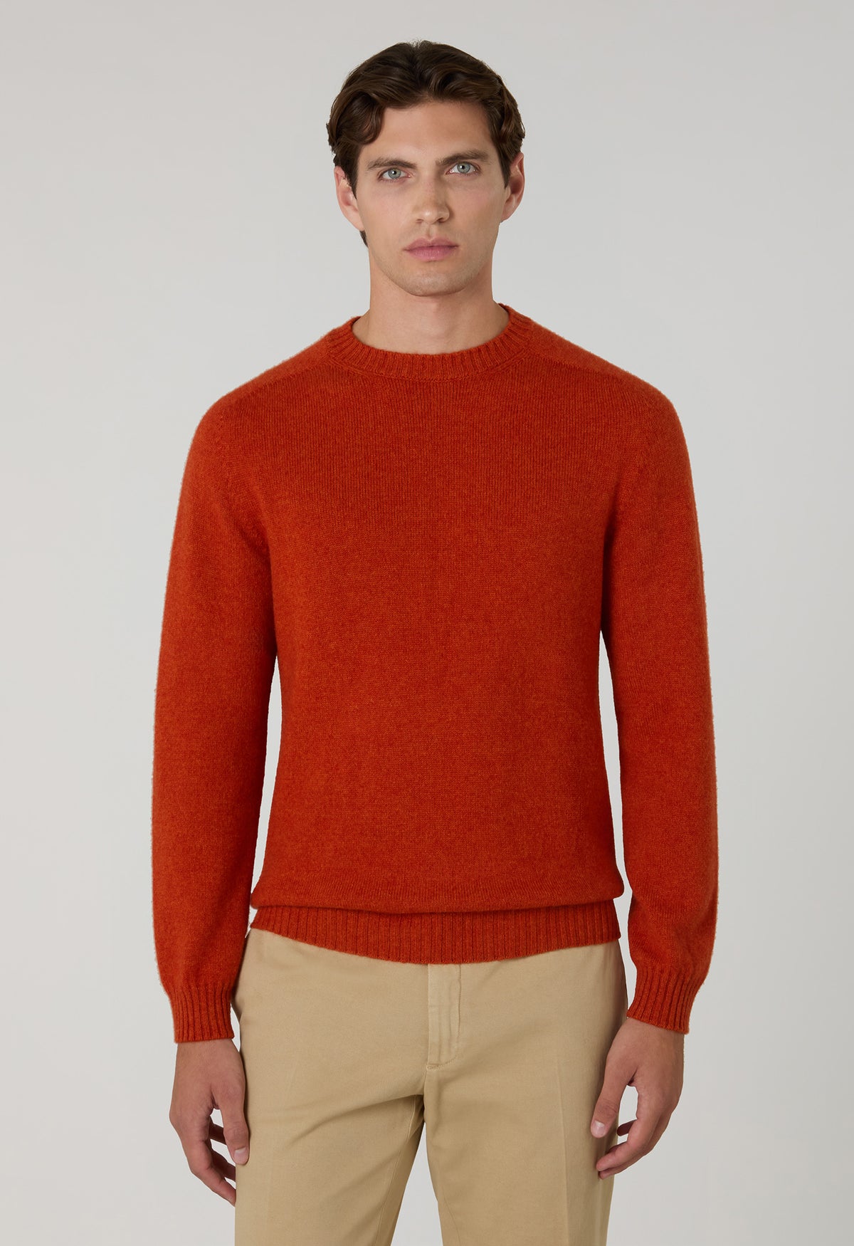 Orange Cashmere Crewneck