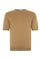 Light Brown Garment Dyed Cotton T-Shirt