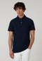 Dark Khaki Cotton Linen Short-Sleeve Polo