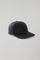 Dunkelblauer Baseballkappe aus weichem Glencheck-Flanell 
