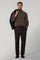 Brown Wool Cashmere Turtleneck