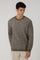 Girocollo in cashmere marrone