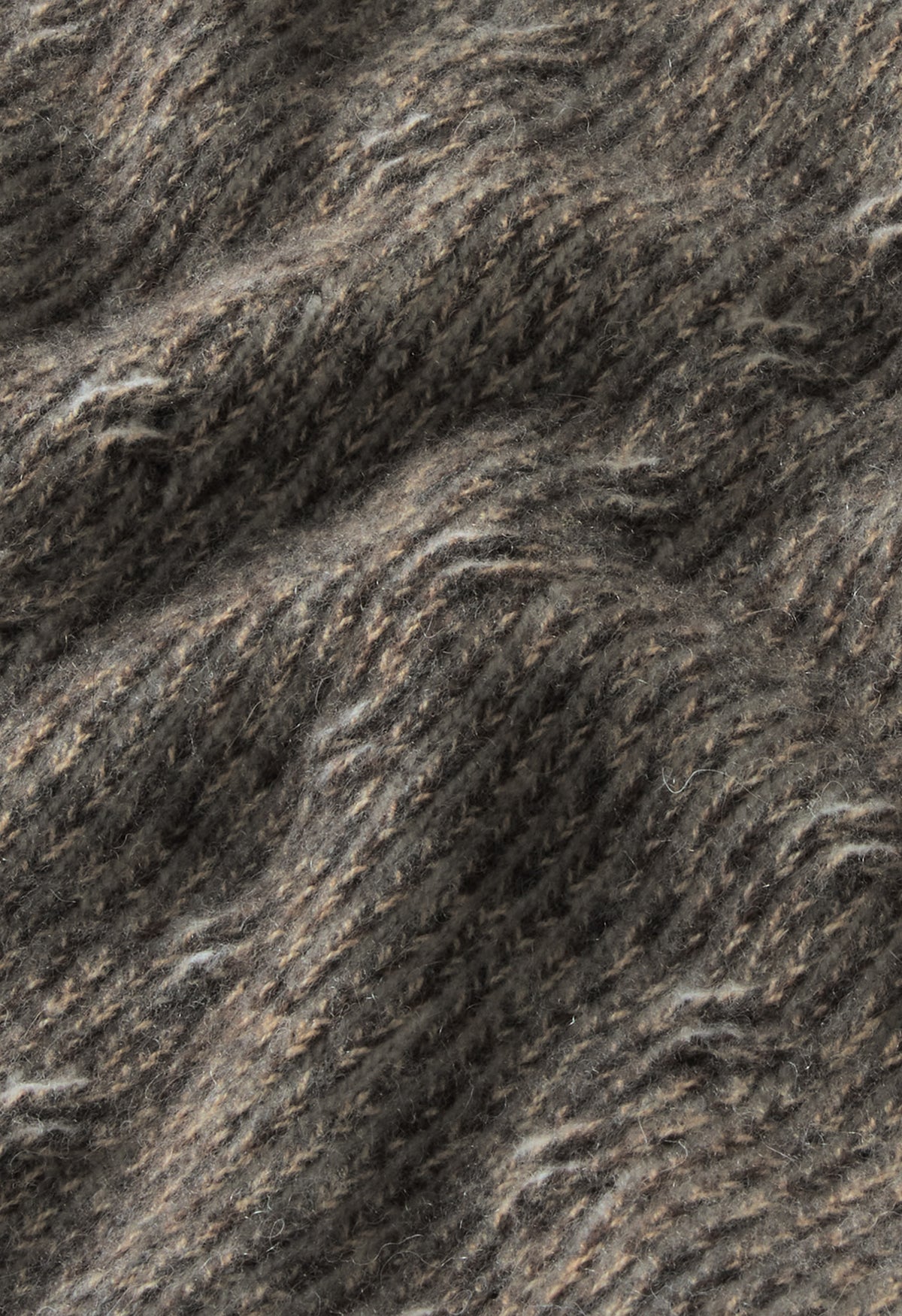 Girocollo in cashmere marrone