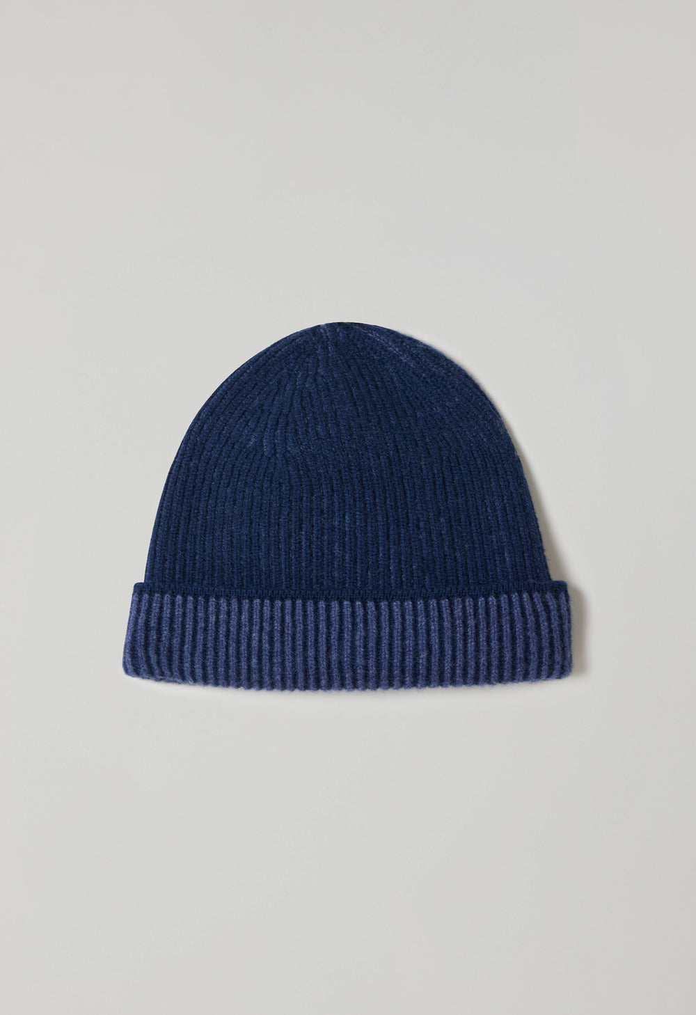 Cappello in cashmere blu