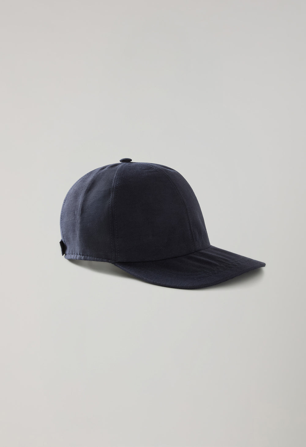 Beige Cotton Linen Baseball Cap