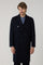 Blue Wool Cashmere double-breasted Coat