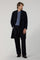 Blue Wool Cashmere double-breasted Coat